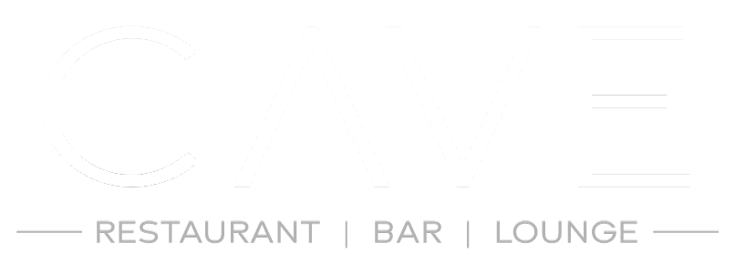 Cave Restaurant Lounge Logo weiß